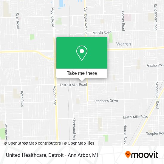 Mapa de United Healthcare