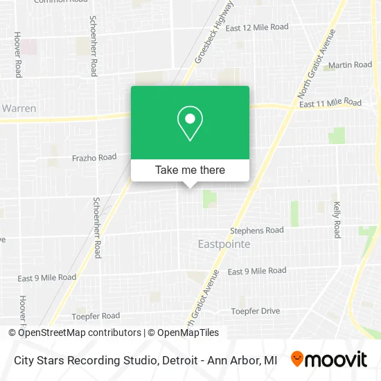 Mapa de City Stars Recording Studio
