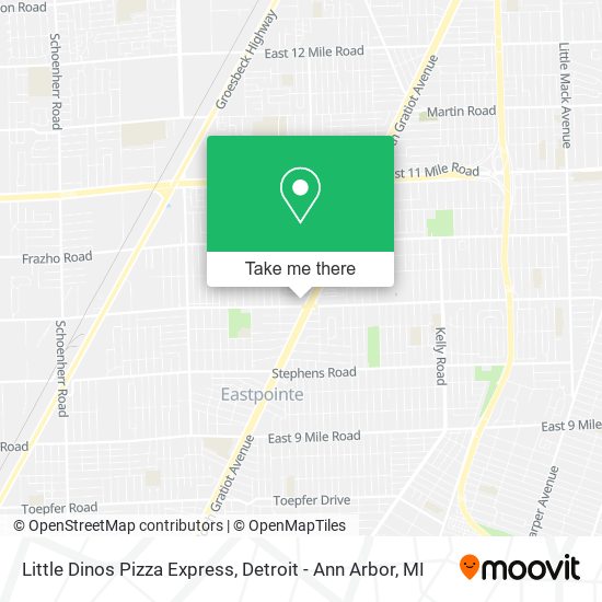 Mapa de Little Dinos Pizza Express