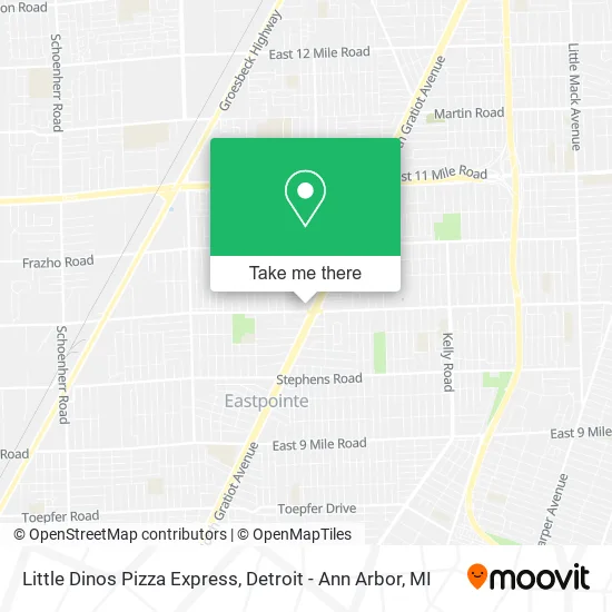 Little Dinos Pizza Express map