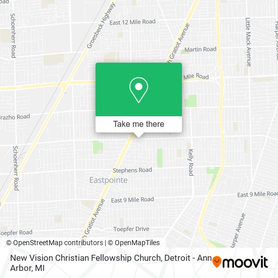 Mapa de New Vision Christian Fellowship Church