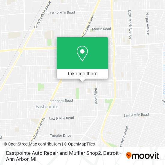 Mapa de Eastpointe Auto Repair and Muffler Shop2