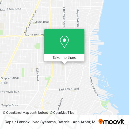 Mapa de Repair Lennox Hvac Systems