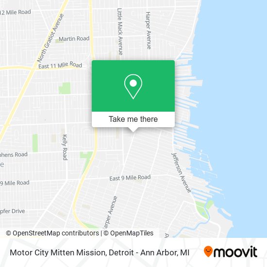 Motor City Mitten Mission map
