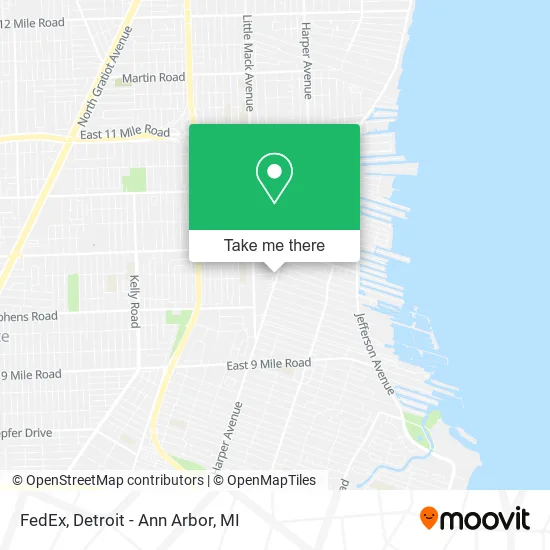 Mapa de FedEx