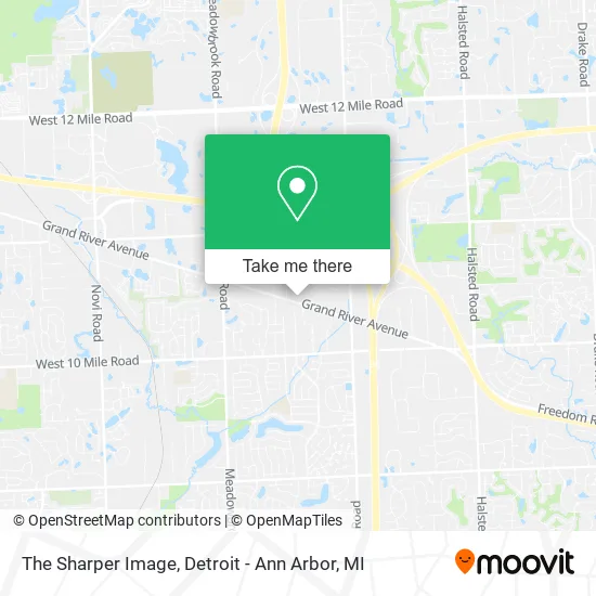 The Sharper Image map
