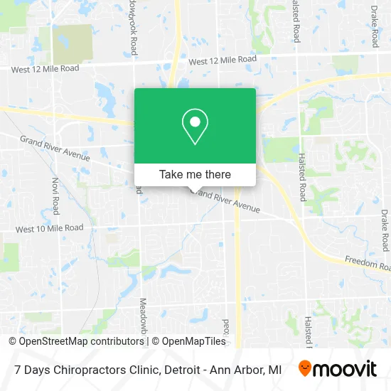 7 Days Chiropractors Clinic map