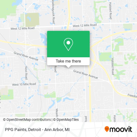 Mapa de PPG Paints