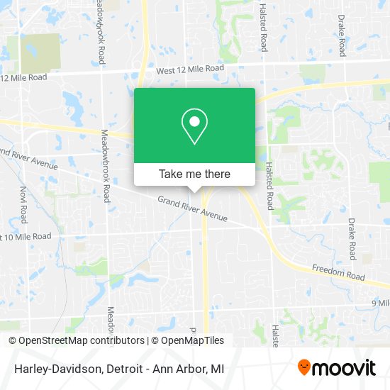 Mapa de Harley-Davidson