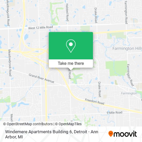 Mapa de Windemere Apartments Building 6