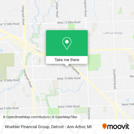 Woehler Financial Group map