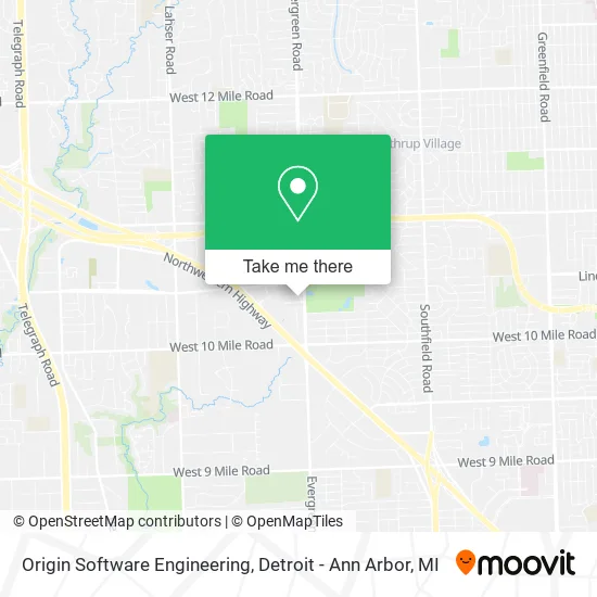 Origin Software Engineering map