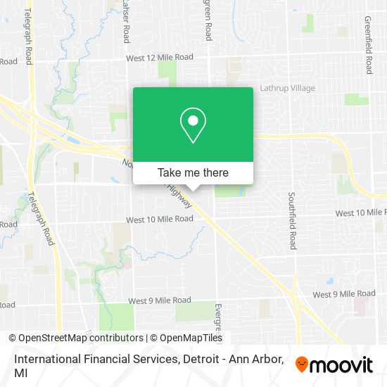 International Financial Services map