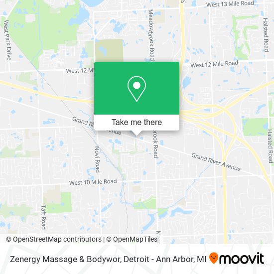 Zenergy Massage & Bodywor map