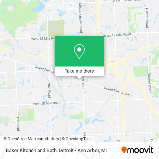 Mapa de Baker Kitchen and Bath