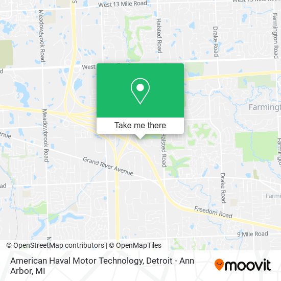 Mapa de American Haval Motor Technology