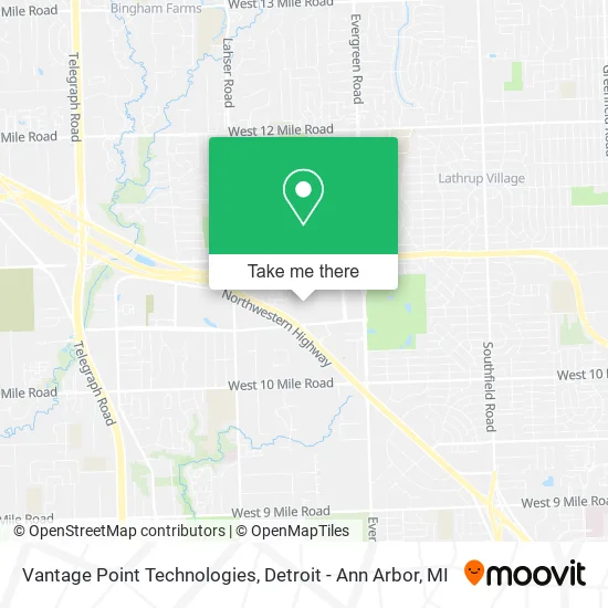 Vantage Point Technologies map