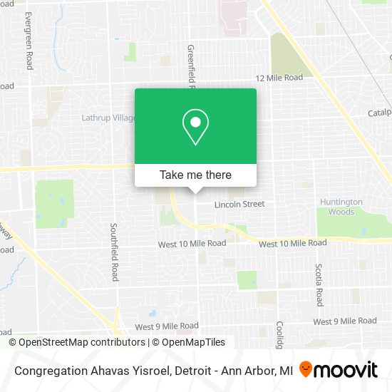 Congregation Ahavas Yisroel map
