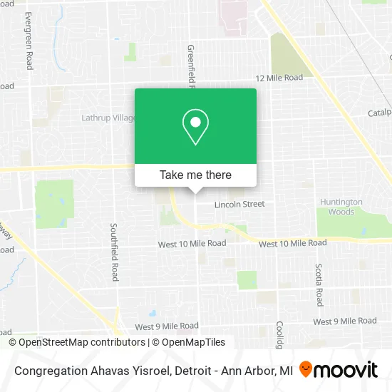 Congregation Ahavas Yisroel map