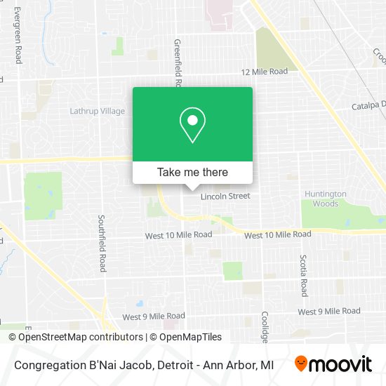 Mapa de Congregation B'Nai Jacob