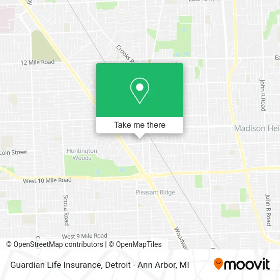 Guardian Life Insurance map