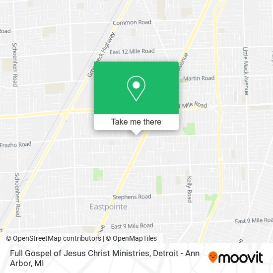 Full Gospel of Jesus Christ Ministries map