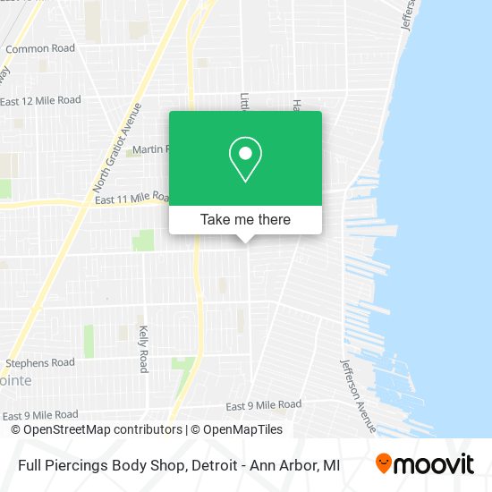 Full Piercings Body Shop map