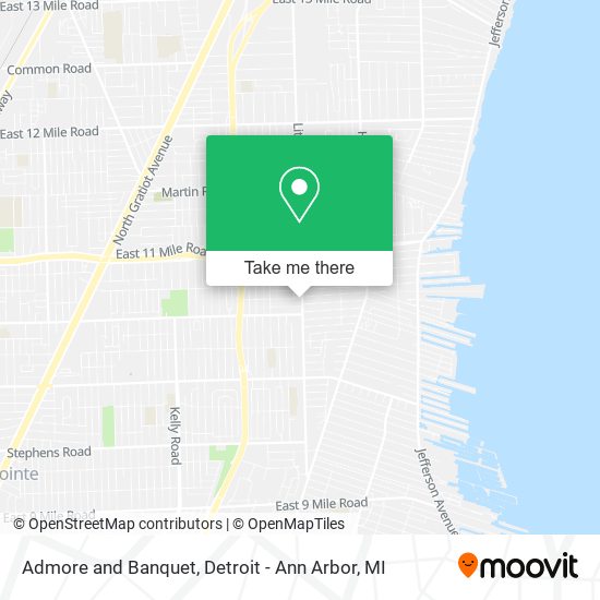 Mapa de Admore and Banquet