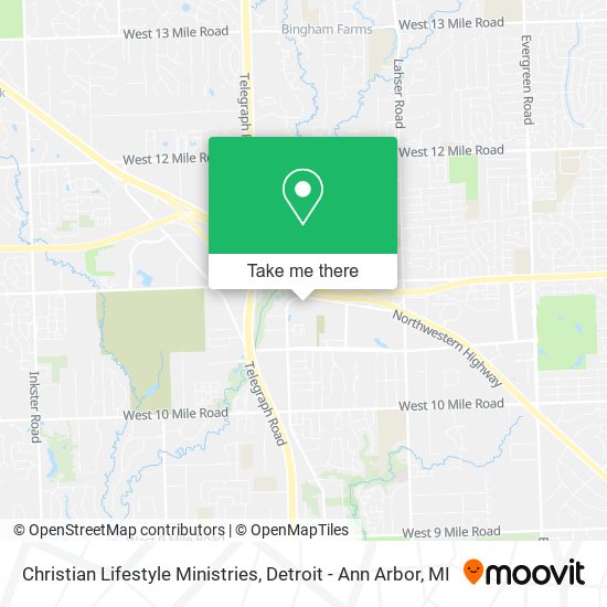 Christian Lifestyle Ministries map