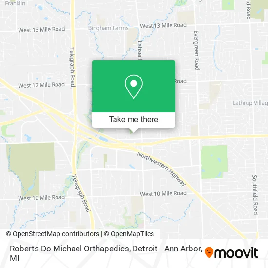 Roberts Do Michael Orthapedics map