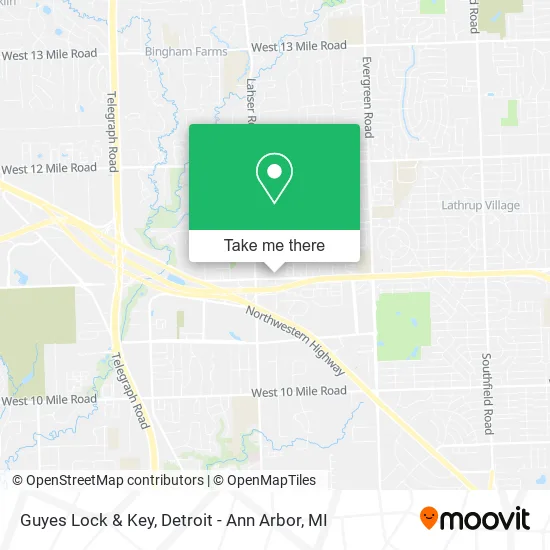 Guyes Lock & Key map