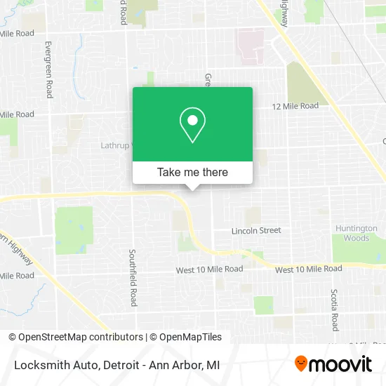 Locksmith Auto map