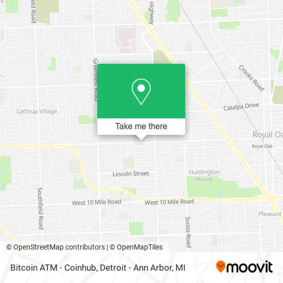 Bitcoin ATM - Coinhub map