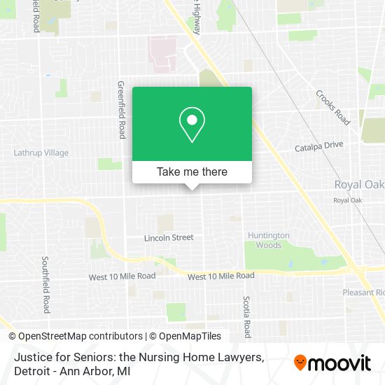 Justice for Seniors: the Nursing Home Lawyers map