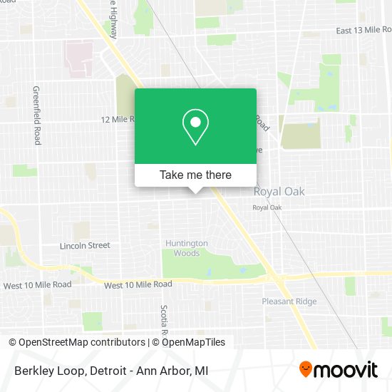 Mapa de Berkley Loop