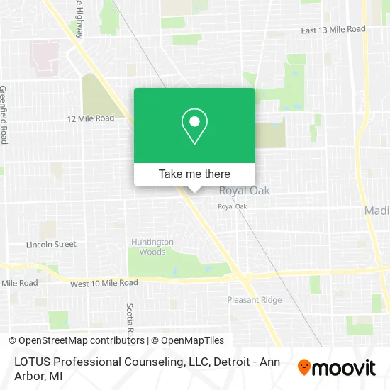 Mapa de LOTUS Professional Counseling, LLC