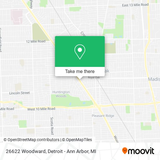 Mapa de 26622 Woodward