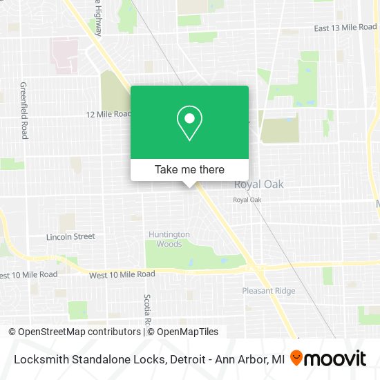Mapa de Locksmith Standalone Locks