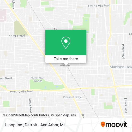 Mapa de Uloop Inc.