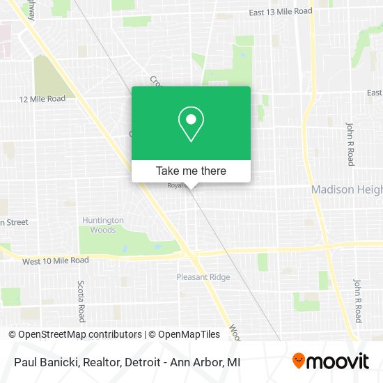 Paul Banicki, Realtor map