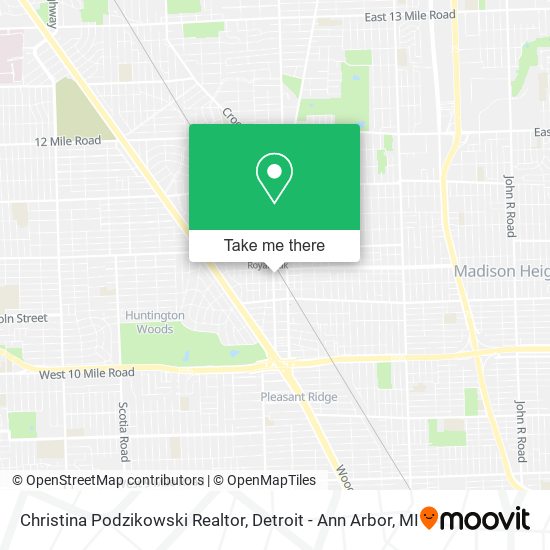 Mapa de Christina Podzikowski Realtor