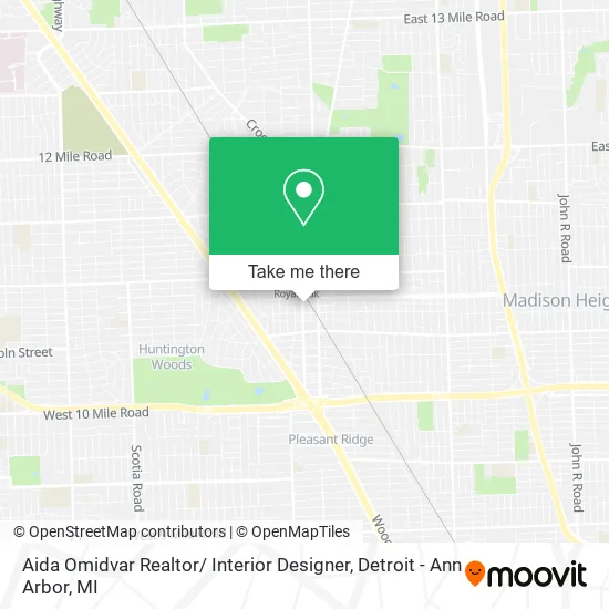 Aida Omidvar Realtor/ Interior Designer map