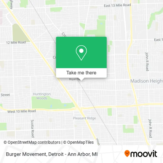 Burger Movement map