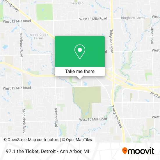 97.1 the Ticket map