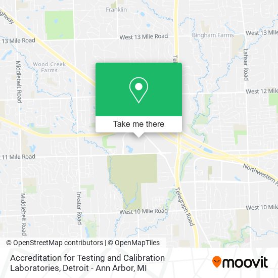 Accreditation for Testing and Calibration Laboratories map