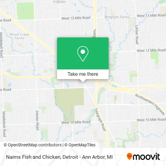 Naims Fish and Chicken map