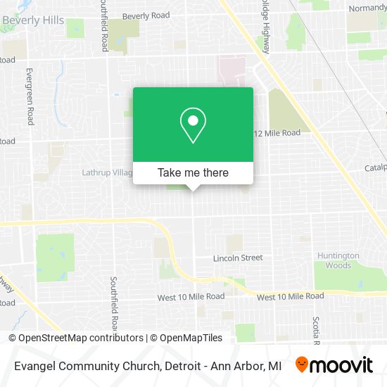 Mapa de Evangel Community Church
