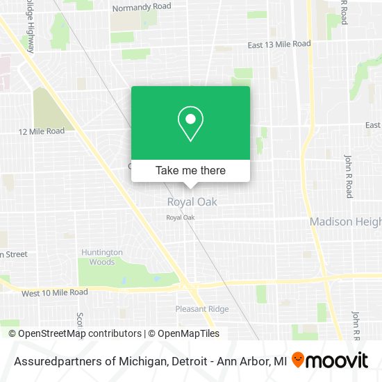 Assuredpartners of Michigan map