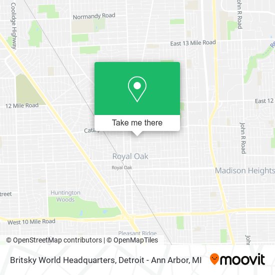 Mapa de Britsky World Headquarters