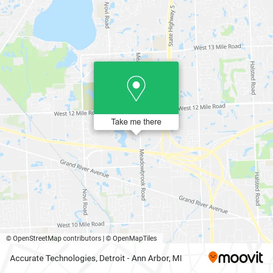 Mapa de Accurate Technologies